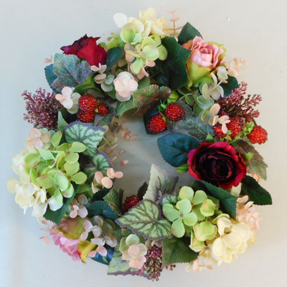 Briar Autumn Harvest Large Candle Ring 30cm Artificial Flower Wreaths